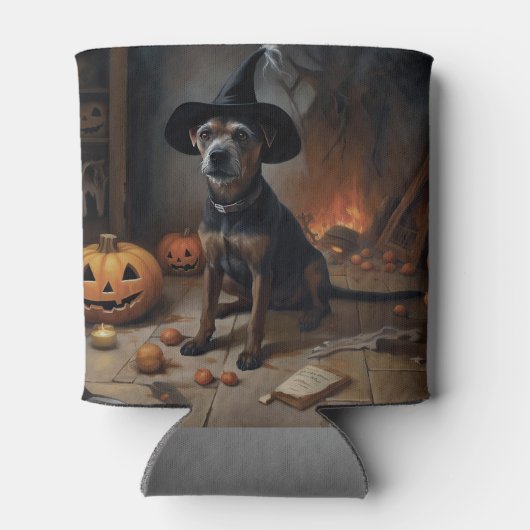 Chesapeake Bay Terrier pompoenen Halloween eng Blikjeskoeler (Achterkant)