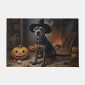 Chesapeake Bay Terrier pompoenen Halloween eng Deurmat (Voorkant)
