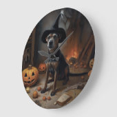 Chesapeake Bay Terrier pompoenen Halloween eng Grote Klok (Hoek)