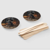 Chesapeake Bay Terrier pompoenen Halloween eng Handwaaier (Niet-gemonteerd)