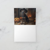 Chesapeake Bay Terrier pompoenen Halloween eng Kaart (Binnen)