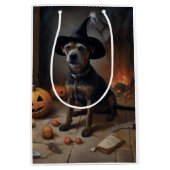 Chesapeake Bay Terrier pompoenen Halloween eng Medium Cadeauzakje (Voorkant)