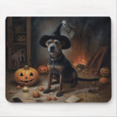Chesapeake Bay Terrier pompoenen Halloween eng Muismat (Voorkant)