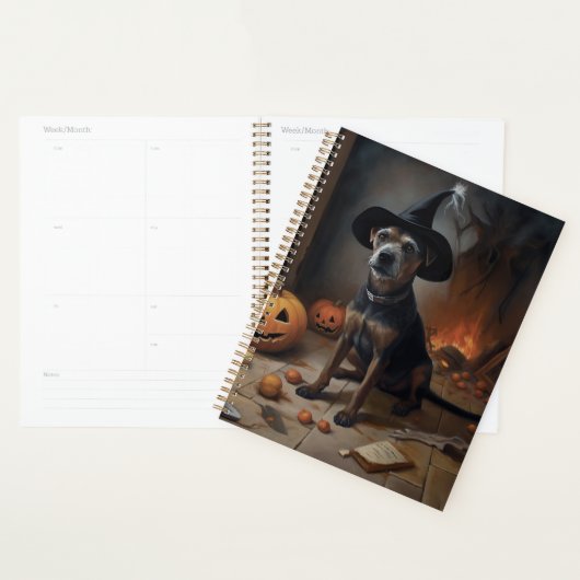 Chesapeake Bay Terrier pompoenen Halloween eng Planner (Display)