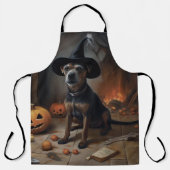 Chesapeake Bay Terrier pompoenen Halloween eng Schort (Voorkant)