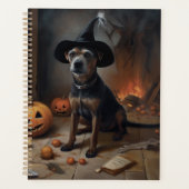 Chesapeake Bay Terrier Pompoenen Halloween Griezel Planner (Voorkant)