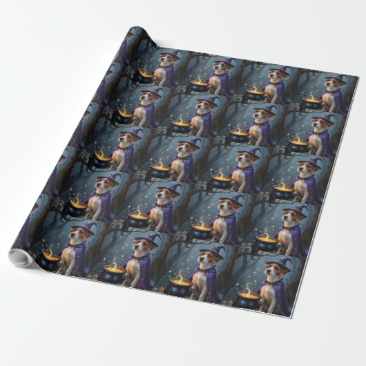 Chesapeake Bay Terrier Whimsical Halloween  Cadeaupapier (Uitgerold)