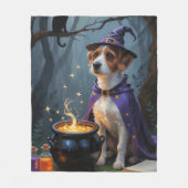 Chesapeake Bay Terrier Whimsical Halloween Fleece Deken (Voorkant)