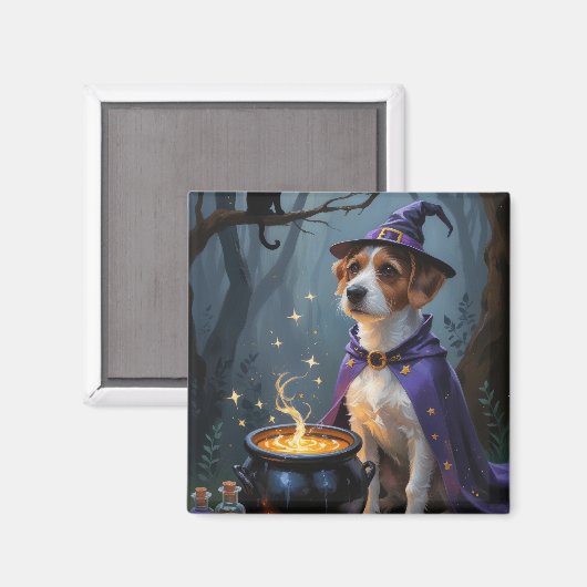 Chesapeake Bay Terrier Whimsical Halloween Magneet (Voorkant / Achterkant)