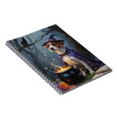 Chesapeake Bay Terrier Whimsical Halloween Notitieboek (Rechterzijde)