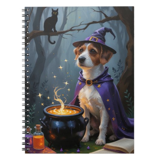 Chesapeake Bay Terrier Whimsical Halloween Notitieboek (Voorkant)