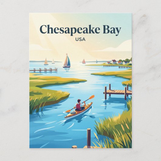 Chesapeake Bay VS Briefkaart (Voorkant)