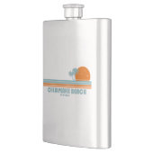 Chesapeake Beach Maryland Sun Palm Trees Flacon (Links)