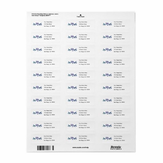 Chesapeake Blue Crabs Etiket (Full Sheet)