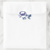 Chesapeake Blue Crabs Ronde Sticker (Tas)
