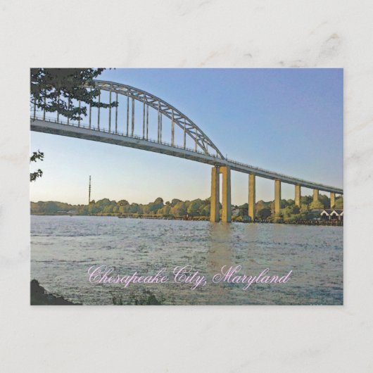 Chesapeake City Maryland Briefkaart (Voorkant)