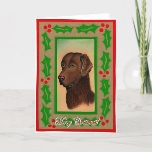 Chesapeake de Lege Kerstkaart van de Hond van de Feestdagen Kaart