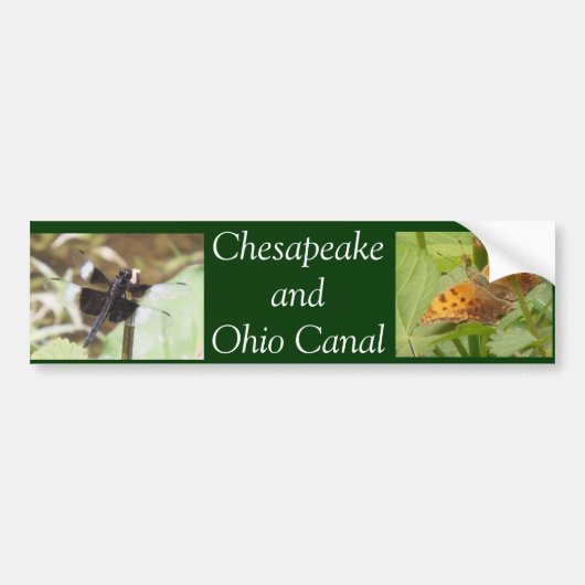 Chesapeake en Ohio Canal Bumpersticker (Voorkant)