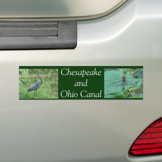 Chesapeake en Ohio Canal Bumpersticker (Op auto)
