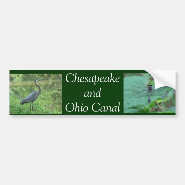 Chesapeake en Ohio Canal Bumpersticker (Voorkant)