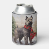 Chesapeake Hond in Sneeuw Kerstmis Blikjeskoeler (Blikje Voorkant)