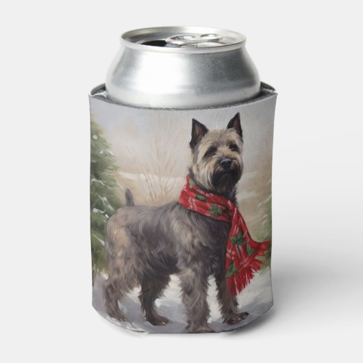 Chesapeake Hond in Sneeuw Kerstmis Blikjeskoeler (Blikje Voorkant)