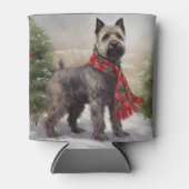 Chesapeake Hond in Sneeuw Kerstmis Blikjeskoeler (Voorkant)