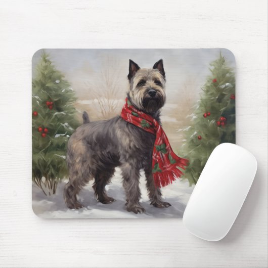 Chesapeake Hond in Sneeuw Kerstmis Muismat (Met muis)