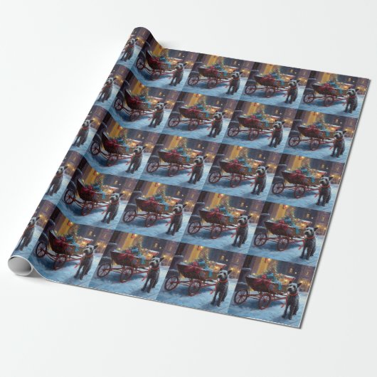 Chesapeake Kerst Feestelijke Periode Cadeaupapier (Uitgerold)