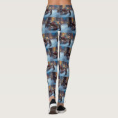 Chesapeake Kerst Feestelijke Periode Leggings (Achterkant)