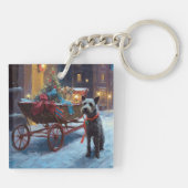 Chesapeake Kerst Feestelijke Periode Sleutelhanger (Achterkant)