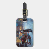 Chesapeake Kerstfeest Seizoen Bagagelabel (Voorkant verticaal)