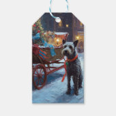 Chesapeake Kerstfeest Seizoen Cadeaulabel (Voorkant)