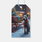 Chesapeake Kerstfeest Seizoen Cadeaulabel (Achterkant)