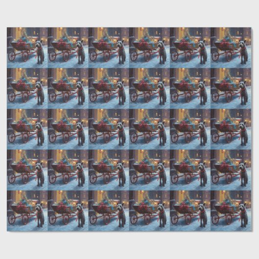 Chesapeake Kerstfeest Seizoen Cadeaupapier (Vlak)