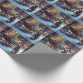 Chesapeake Kerstfeest Seizoen Cadeaupapier (Hoek)