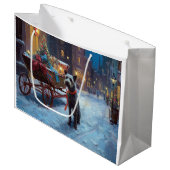 Chesapeake Kerstfeest Seizoen Groot Cadeauzakje (Voorkant Gekanteld)