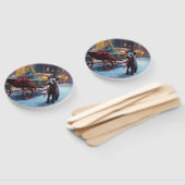 Chesapeake Kerstfeest Seizoen Handwaaier (Niet-gemonteerd)