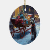 Chesapeake Kerstfeest Seizoen Keramisch Ornament (Rechts)