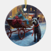 Chesapeake Kerstfeest Seizoen Keramisch Ornament (Voorkant)