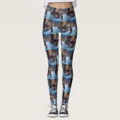 Chesapeake Kerstfeest Seizoen Leggings (Voorkant)