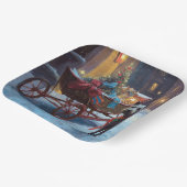 Chesapeake Kerstfeest Seizoen Papieren Bordje (Gebogen)