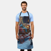 Chesapeake Kerstfeest Seizoen Schort (Gedragen)