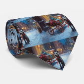 Chesapeake Kerstfeest Seizoen Stropdas (Opgerold)