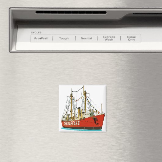 Chesapeake Lightship Magneet (Insitu (Vaatwasser))