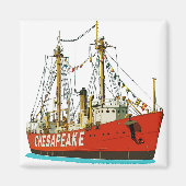 Chesapeake Lightship Magneet (Voorkant)