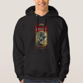 Chesapeake Native American Indian Born Wolf Spirit Hoodie (Voorkant)