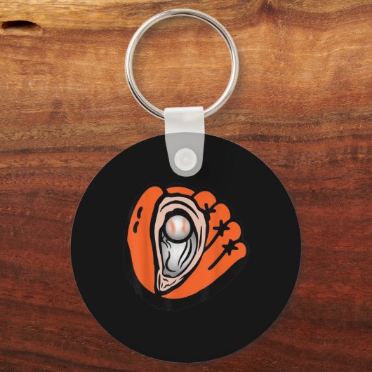 Chesapeake-oester-catchers-honkbal Sleutelhanger (Voorkant)