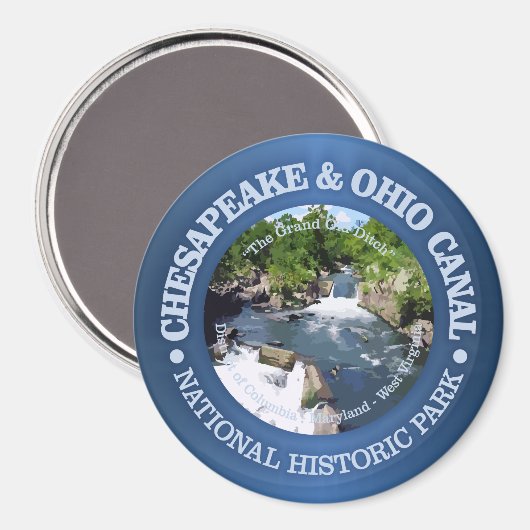 Chesapeake & Ohio Canal NHP Magneet (Voorkant / Achterkant)