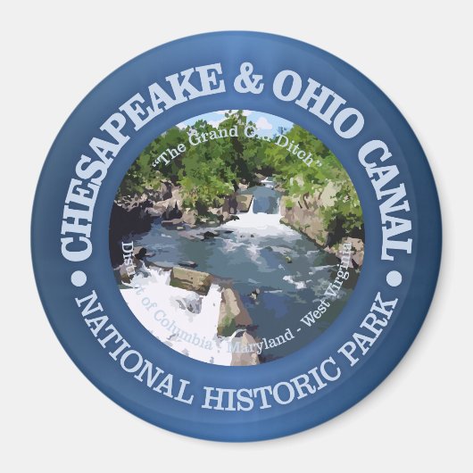 Chesapeake & Ohio Canal NHP Magneet (Voorkant)